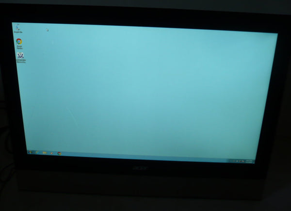 USED ACER T232HL Computer Monitor GRADE C, OUTER GLASS BROKEN, NO TOUCH FUNCTION