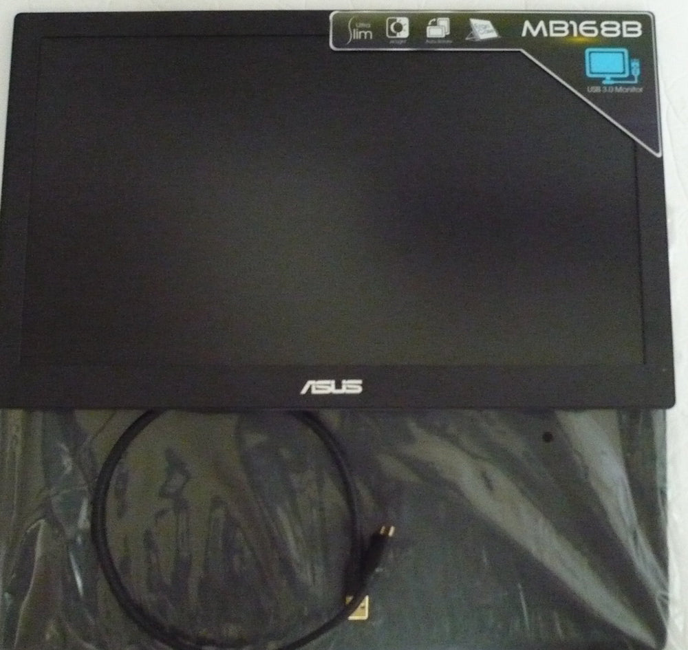 ASUS MB168B MONITOR, LIGHT USE WITH CASE | MoreTvParts.com