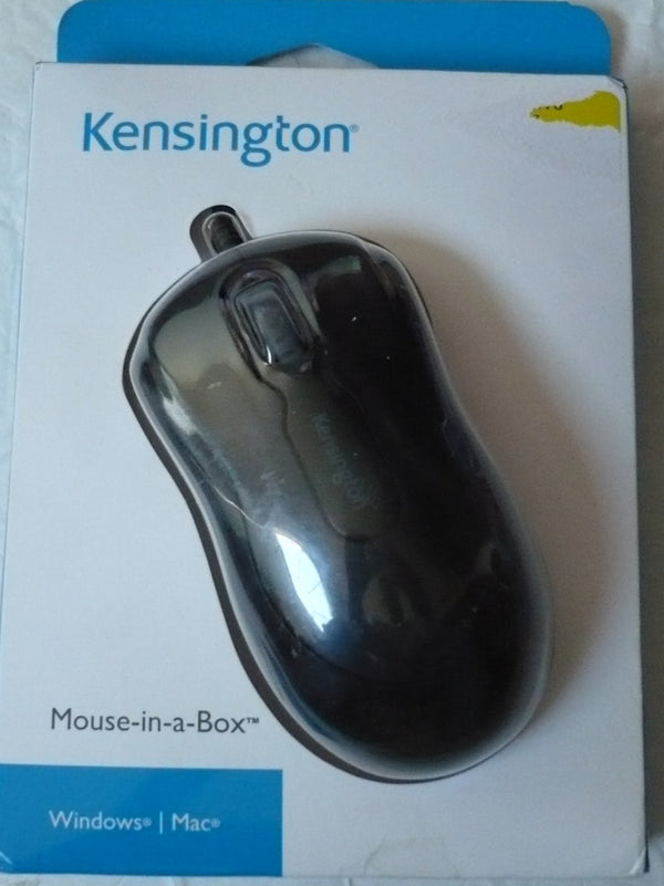 KENSINGTON MOUSE IN A BOX USB (K72358US), BLACK