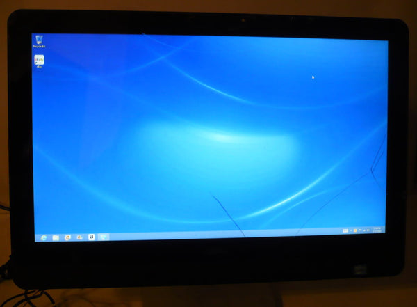 USED DELL W05C ALL IN ONE Computer GRADE C, OUTER SCREEN LARGE CRACKS, NO TOUCH FUNCTIONS