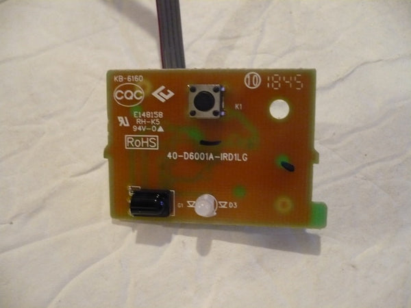 TCL 43S421 TV BUTTON AND IR BOARD 40-D6001A-IRD1LG